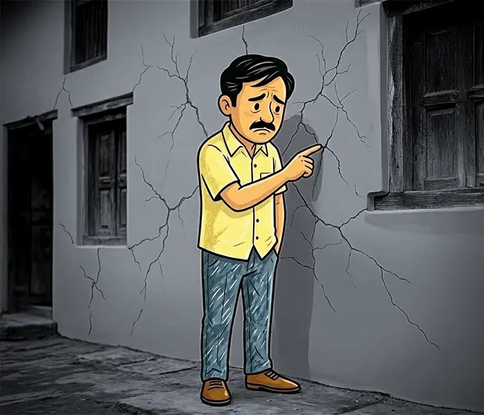 Cracks Structural problem